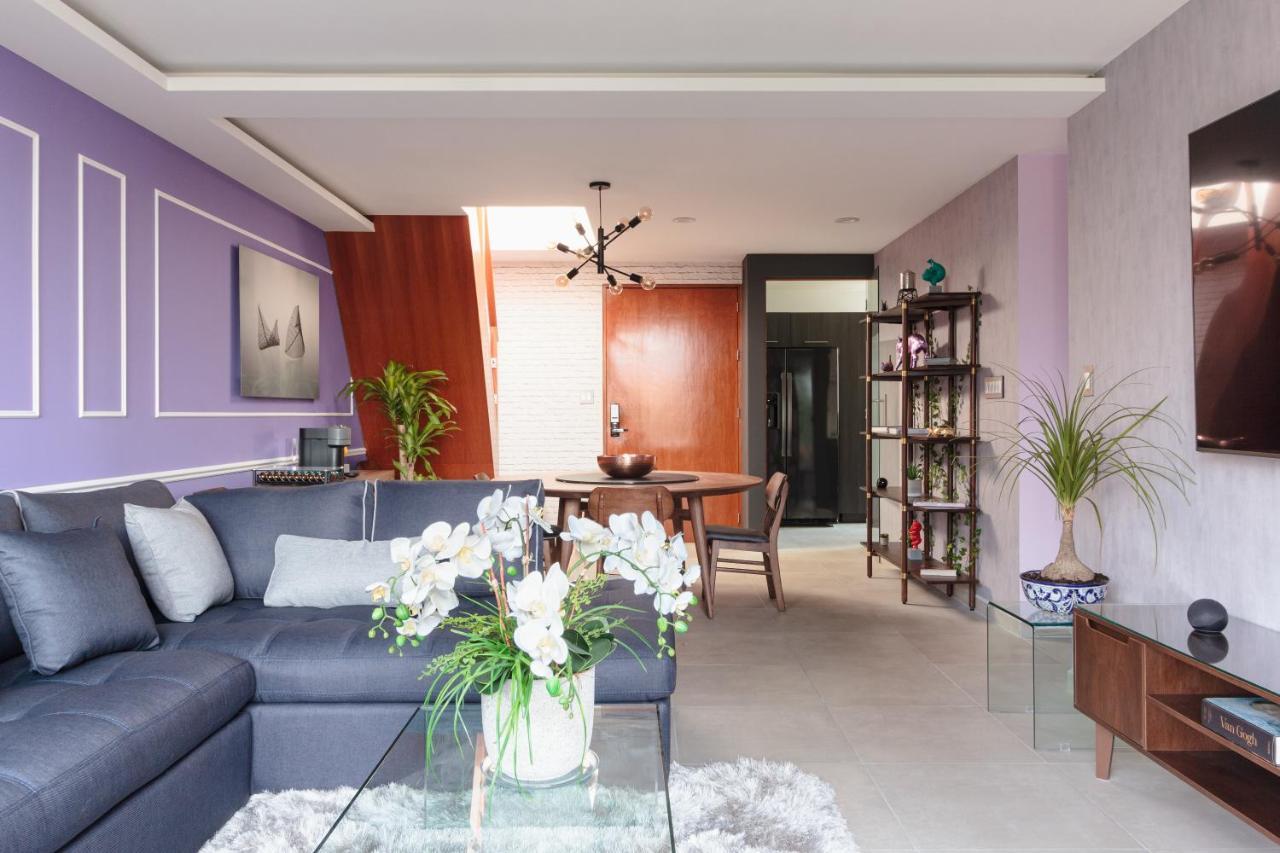 4 High-end With A Private Rooftop In Exclusive Roma Norte For Up To 22 Guests