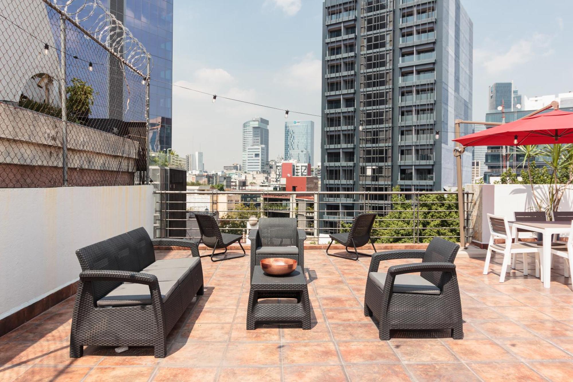 Appartement 4 High-end With A Private Rooftop In Exclusive Roma Norte For Up To 22 Guests Mexico-stad