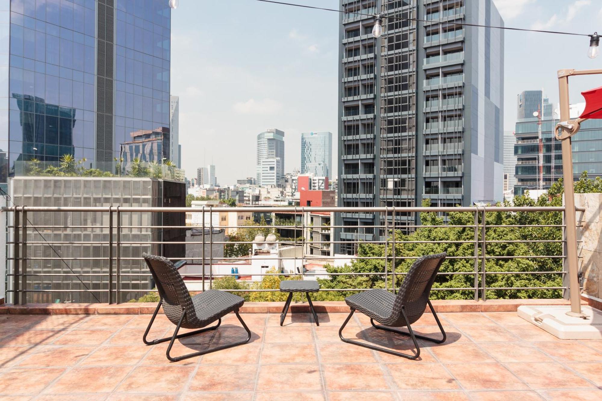 4 High-end With A Private Rooftop In Exclusive Roma Norte For Up To 22 Guests Appartement *